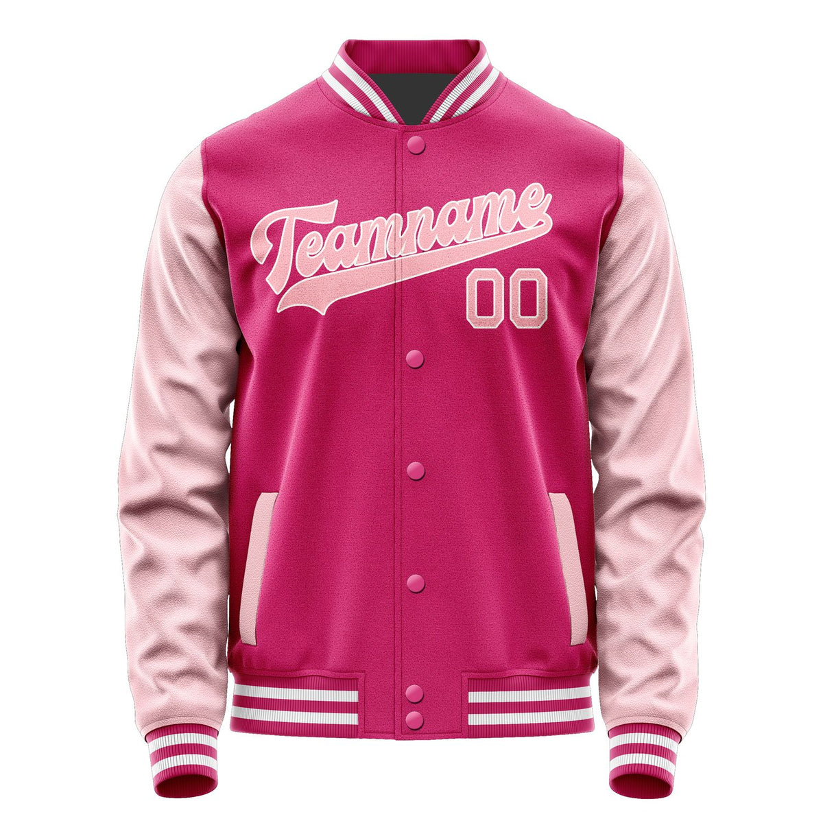 Custom Pink Light Pink Jacket JA1313211318B31821