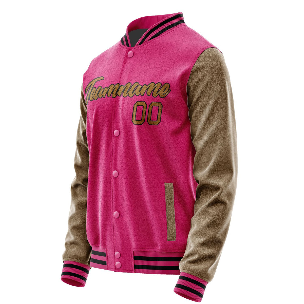 Custom Pink Khaki Jacket JA1313221317B21722