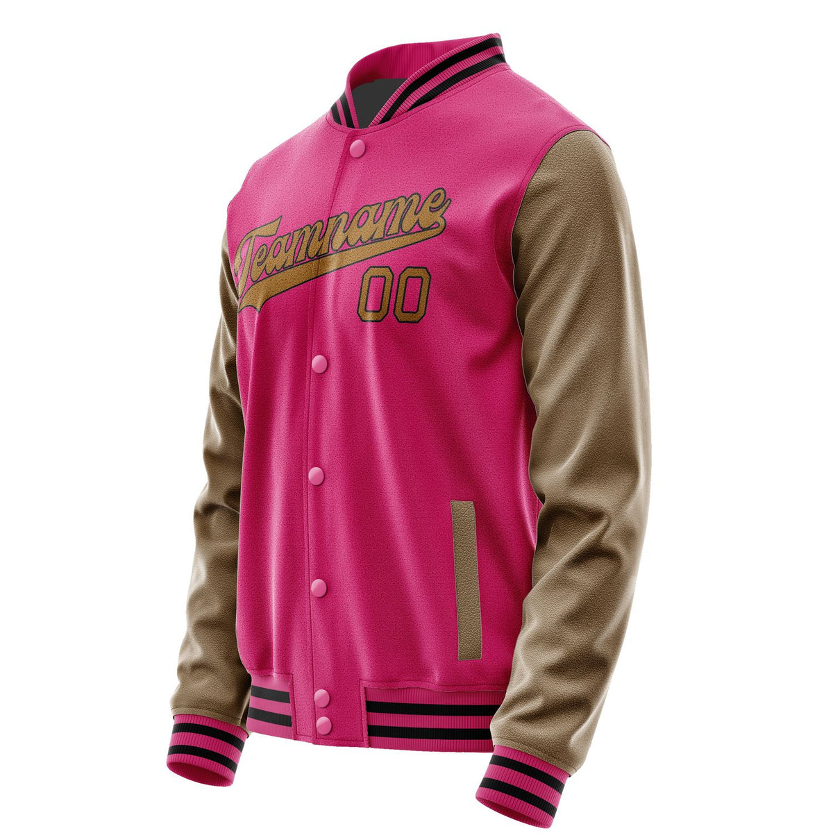 Custom Pink Khaki Jacket JA1313221317B31722