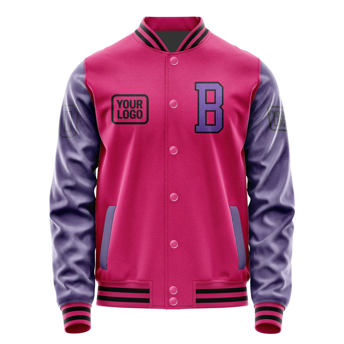 Custom Pink Light Purple Jacket JA131323131717232317