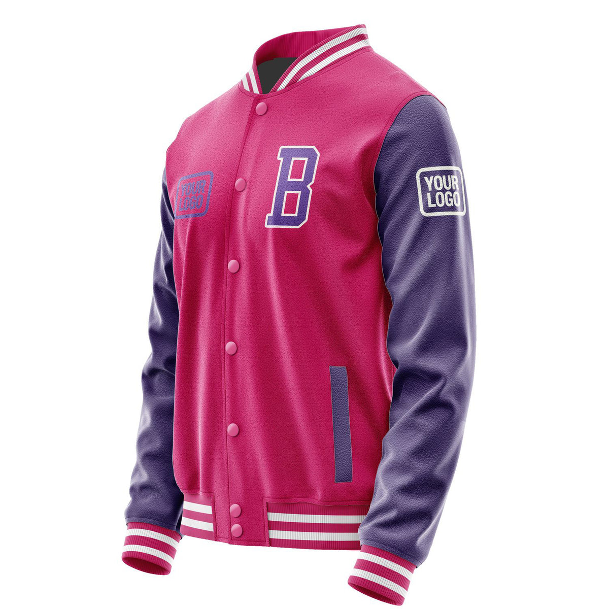 Custom Pink Light Purple Jacket JA131323131818232318