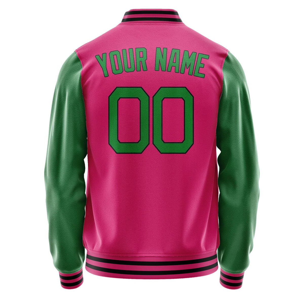 Custom Pink Emerald Green Jacket JA1313241317B21724