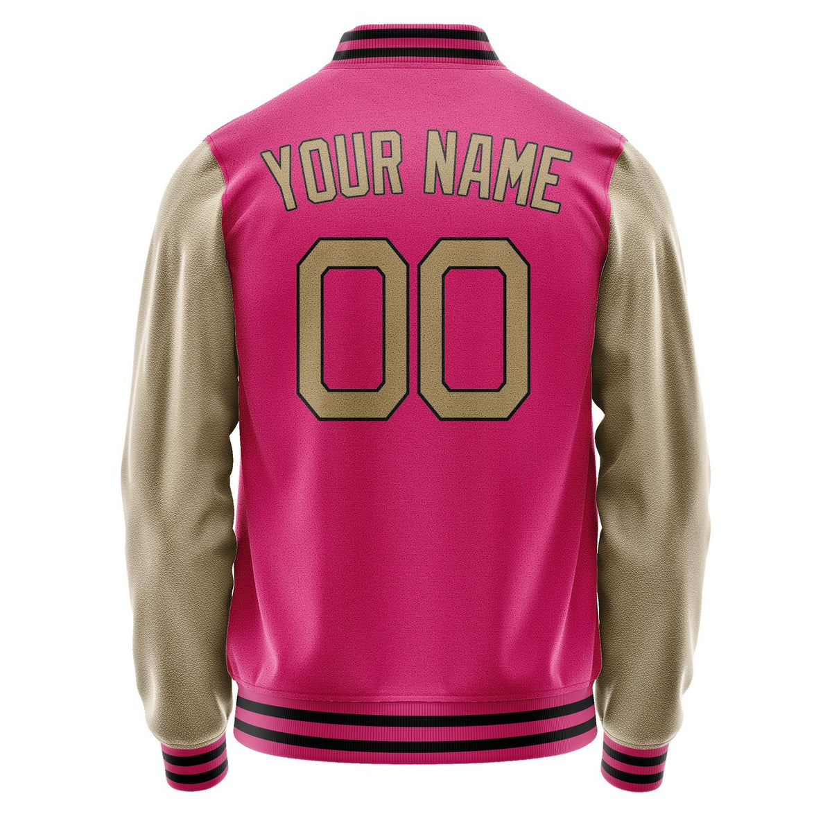 Custom Pink Light Khaki Jacket JA1313251317B21725