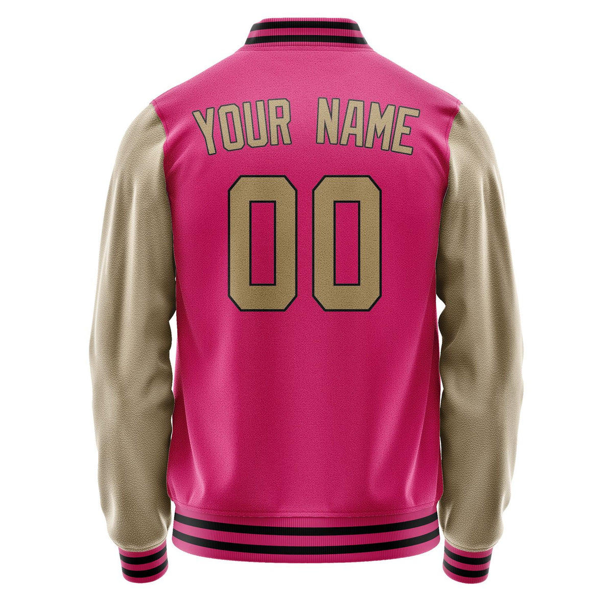 Custom Pink Light Khaki Jacket JA1313251317B31725