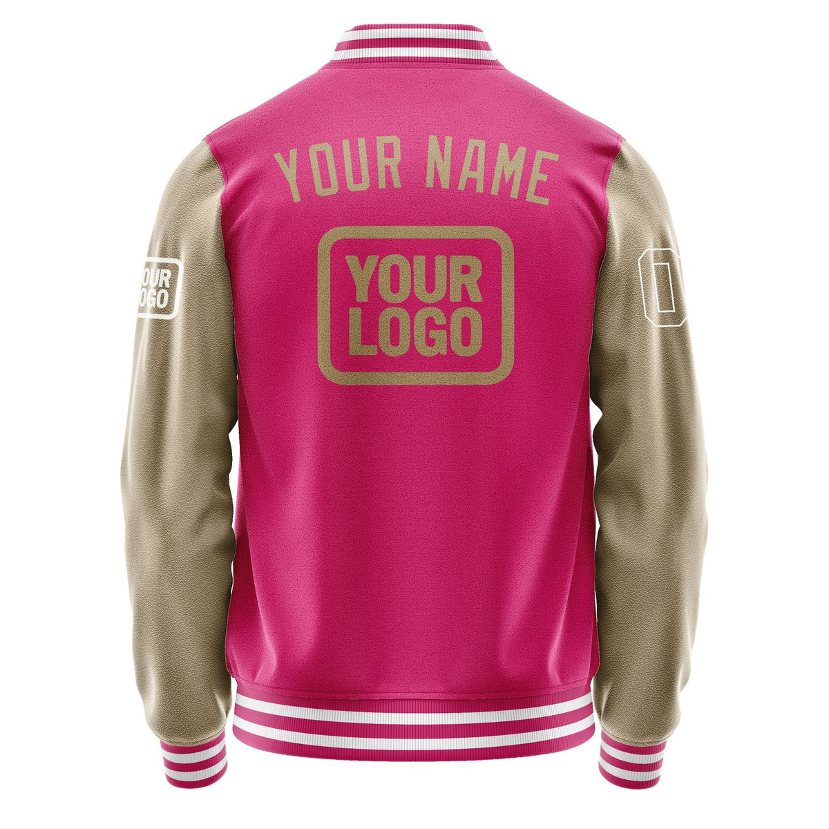 Custom Pink Light Khaki Jacket JA131325131818252518