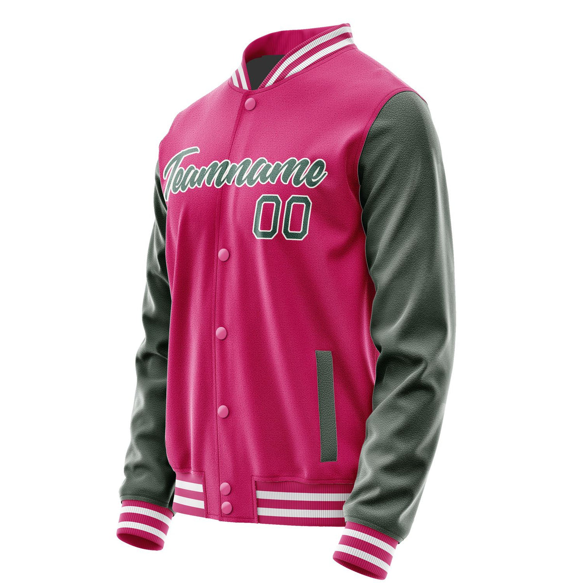 Custom Pink Blue Green Jacket JA1313271318B21827