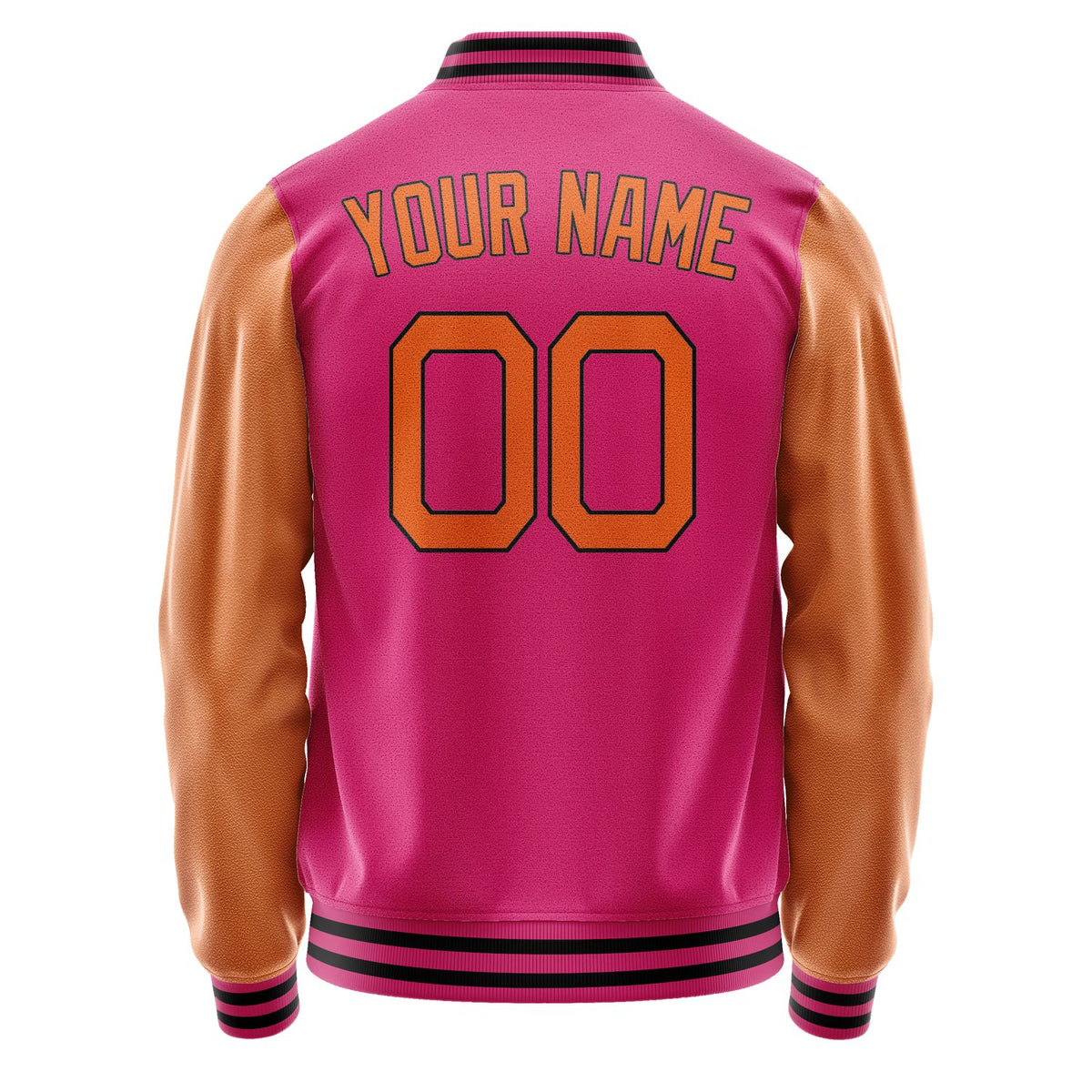 Custom Pink Orange Jacket JA1313281317B21728