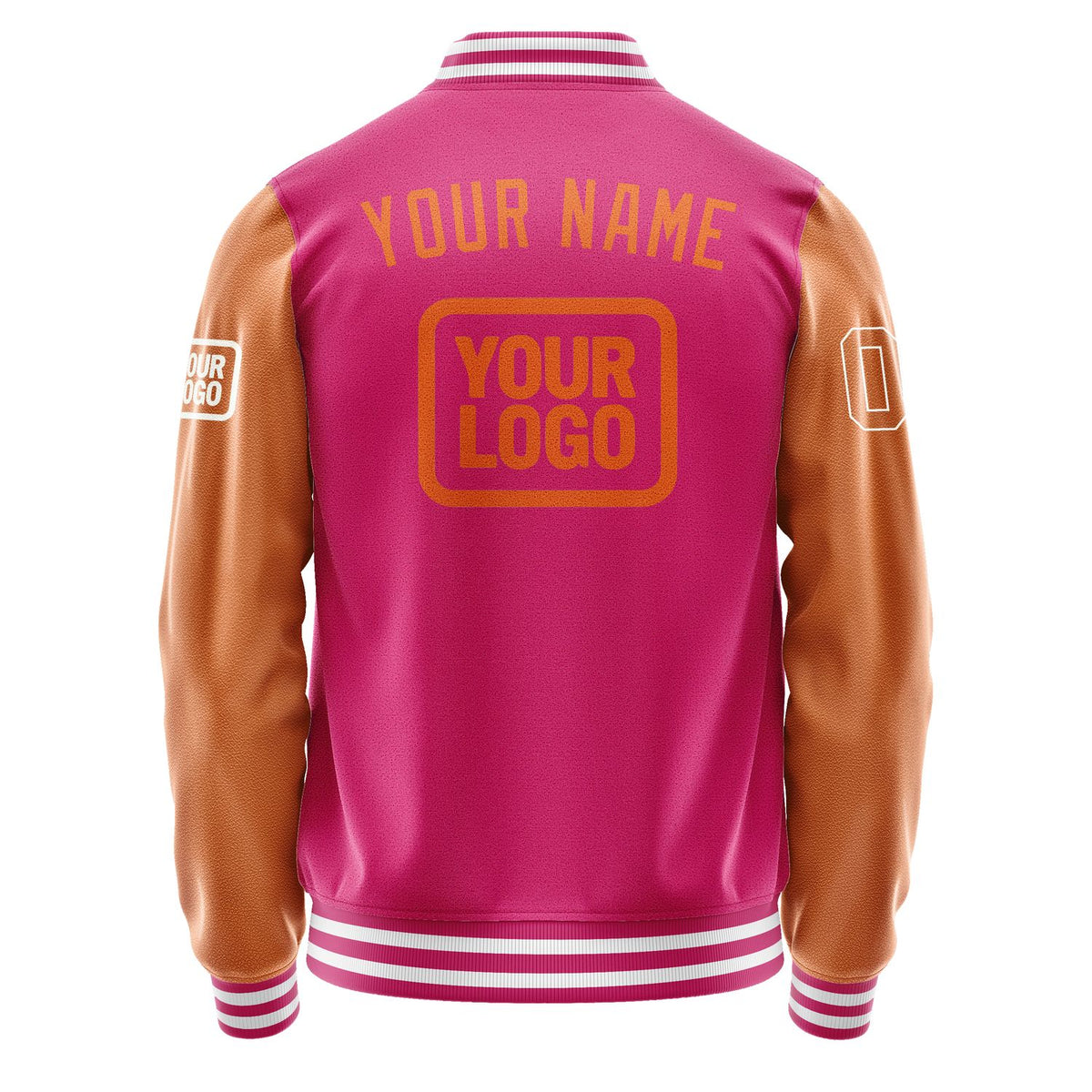 Custom Pink Orange Jacket JA131328131818282818