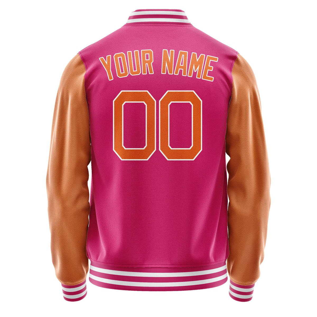 Custom Pink Orange Jacket JA1313281318B21828