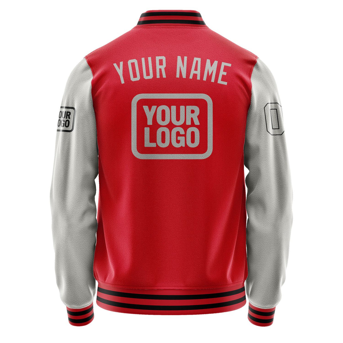 Custom Red Gray Jacket JA141404141717040417