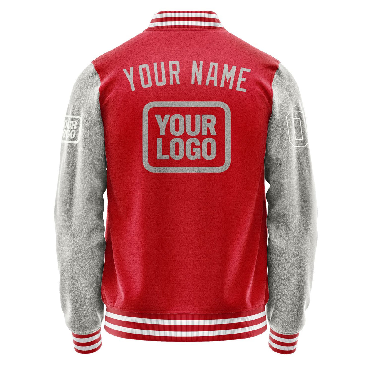 Custom Red Gray Jacket JA141404141818040418