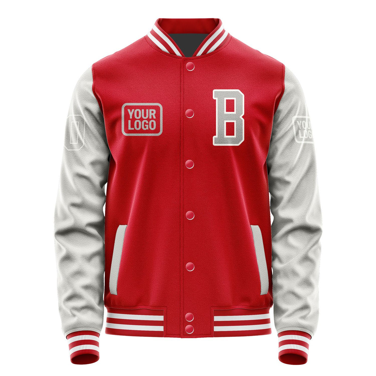 Custom Red Gray Jacket JA141404141818040418