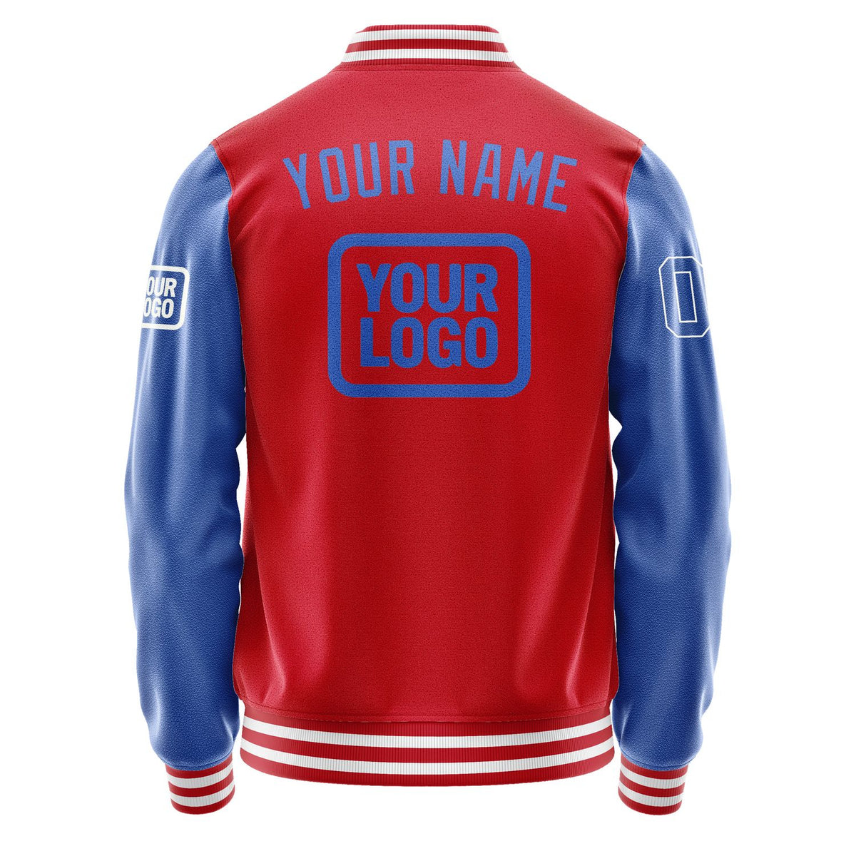 Custom Red Sky Blue Jacket JA141409141818090918