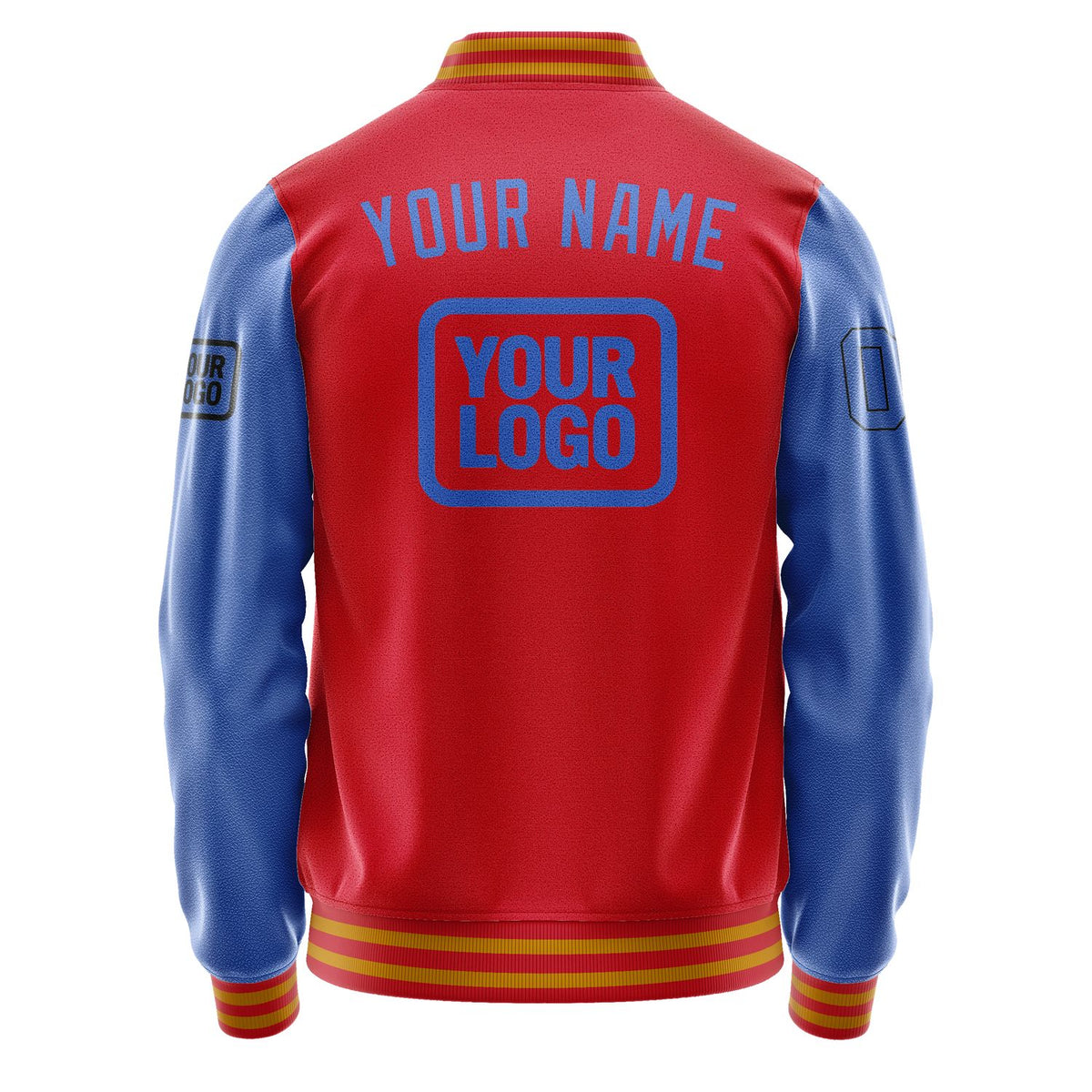 Custom Red Sky Blue Jacket JA141409141917090917