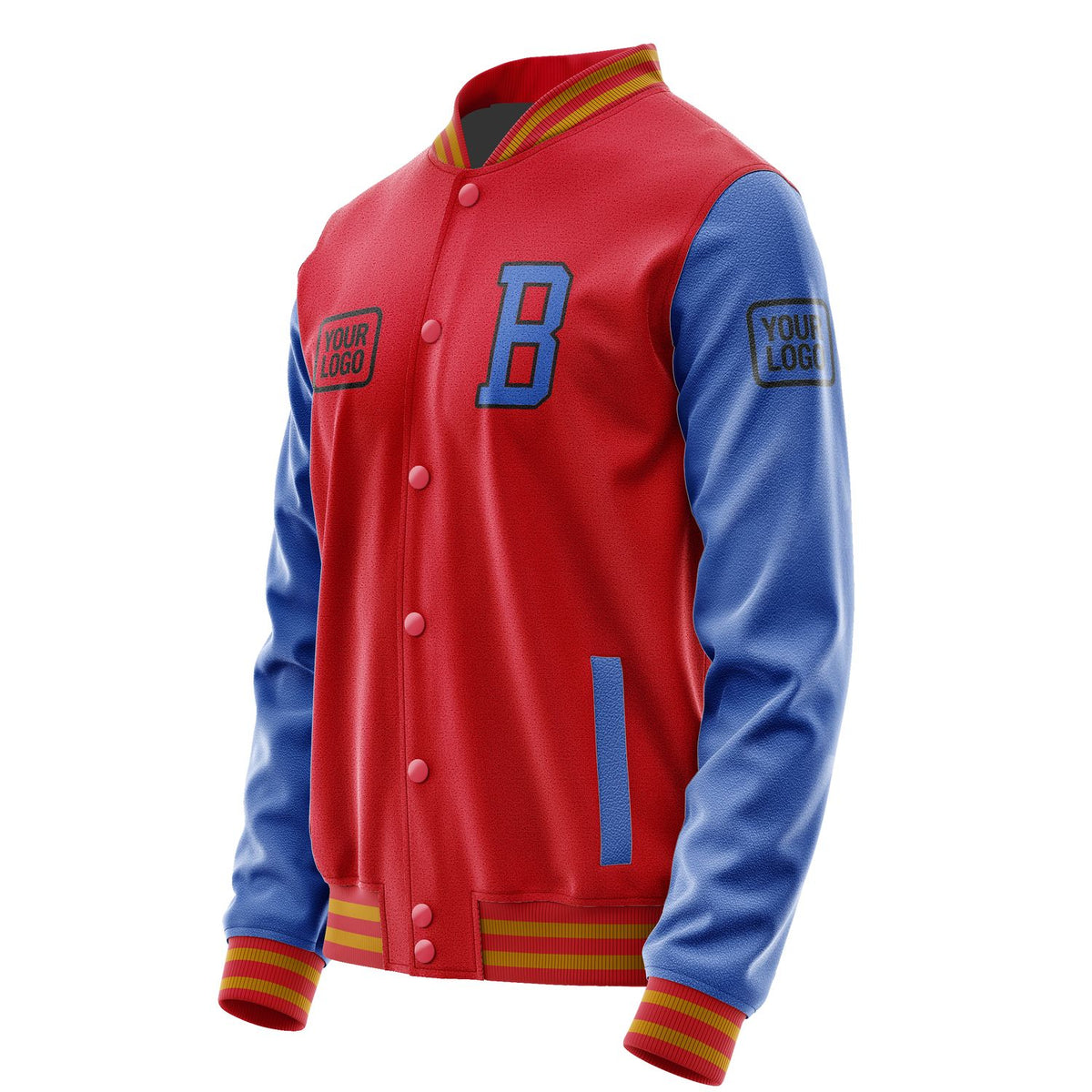 Custom Red Sky Blue Jacket JA141409141917090917