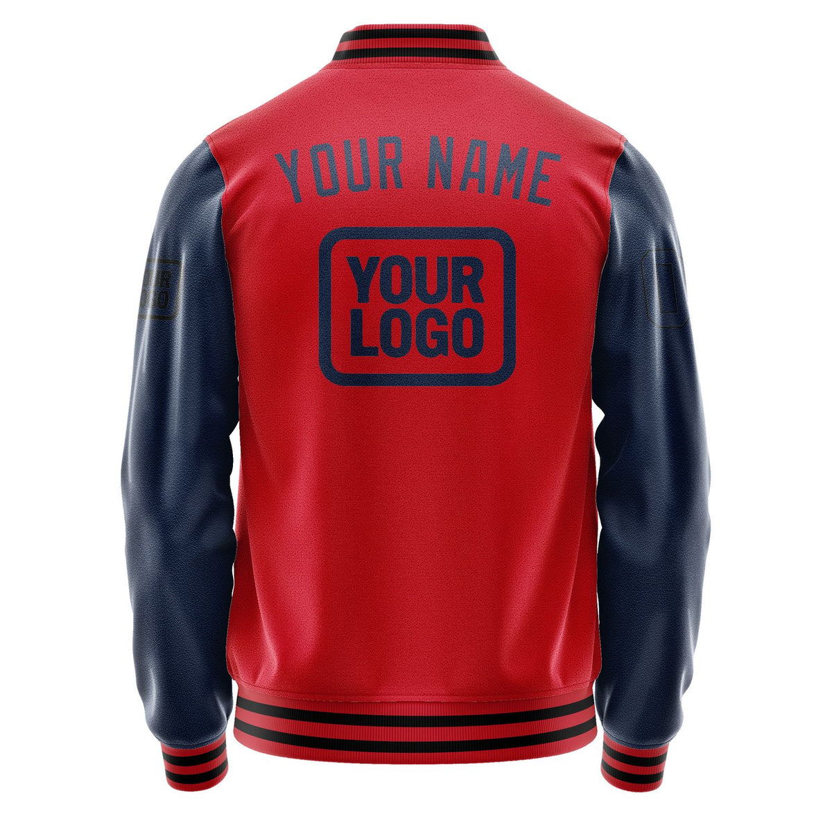 Custom Red Blue Jacket JA141410141717101017