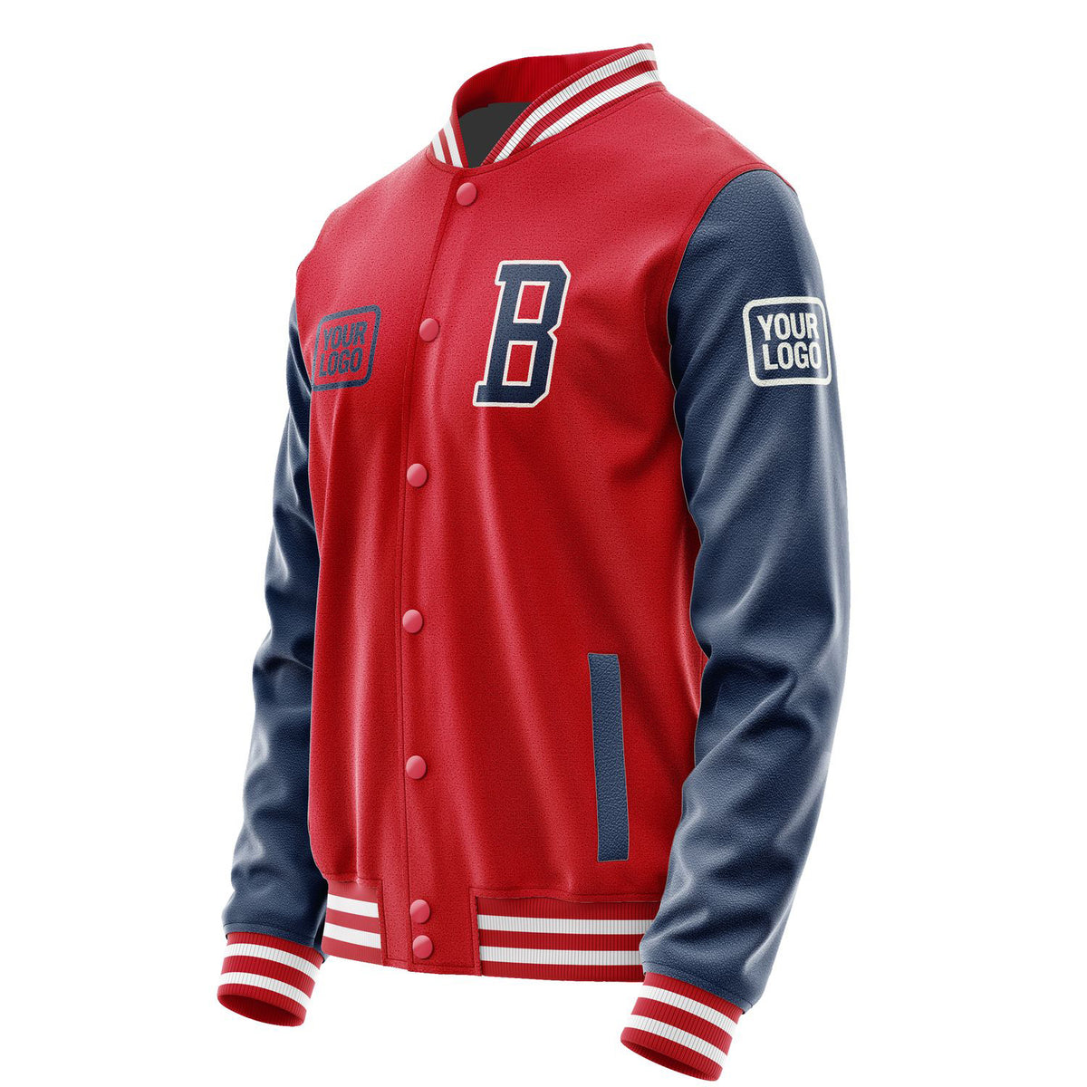 Custom Red Blue Jacket JA141410141818101018