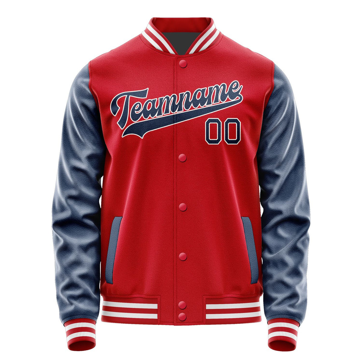 Custom Red Blue Jacket JA1414101418B31810