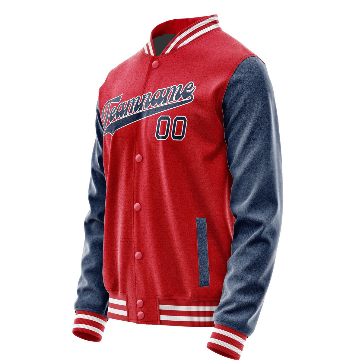 Custom Red Blue Jacket JA1414101418B31810