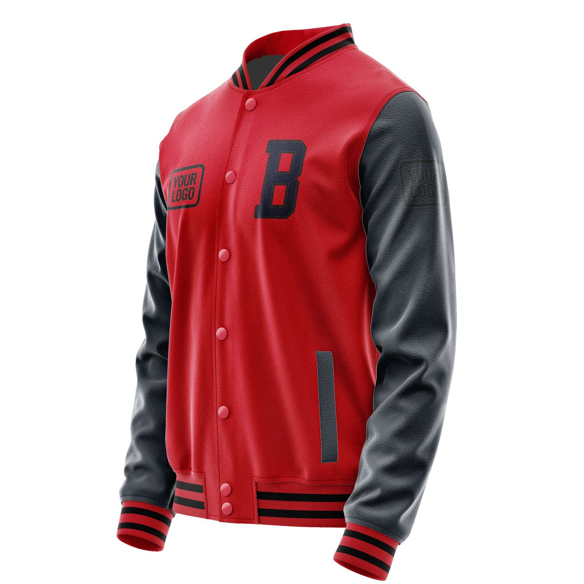 Custom Red Navy Jacket JA141411141717111117