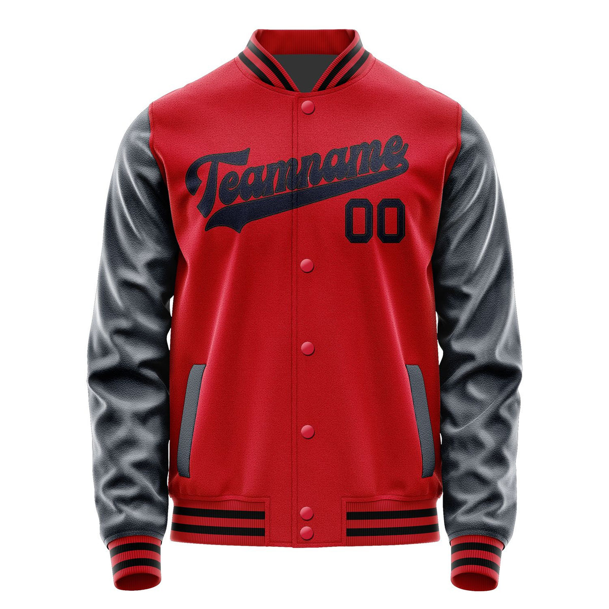 Custom Red Navy Jacket JA1414111417B31711