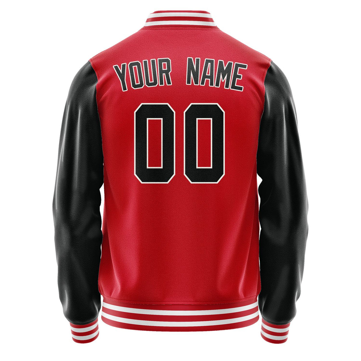 Custom Red Black Jacket JA1414171418B31817