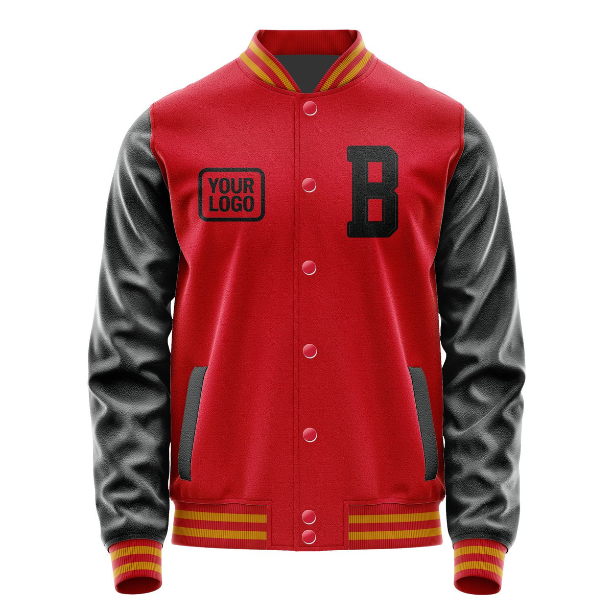 Custom Red Black Jacket JA141417141917171717