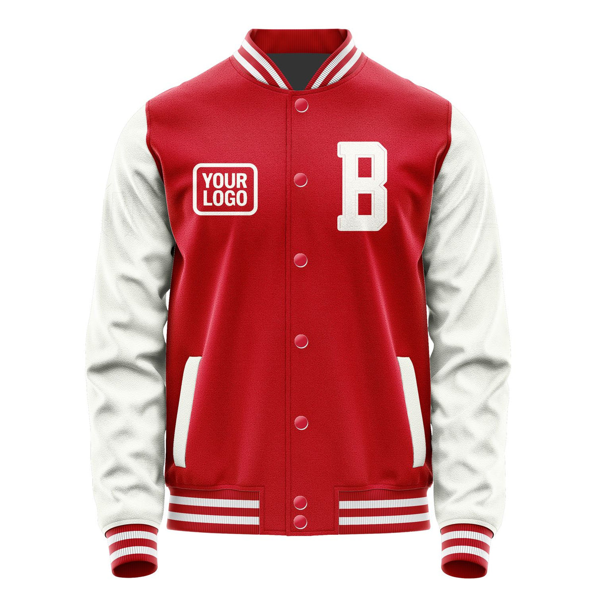 Custom Red White Jacket JA141418141818181818