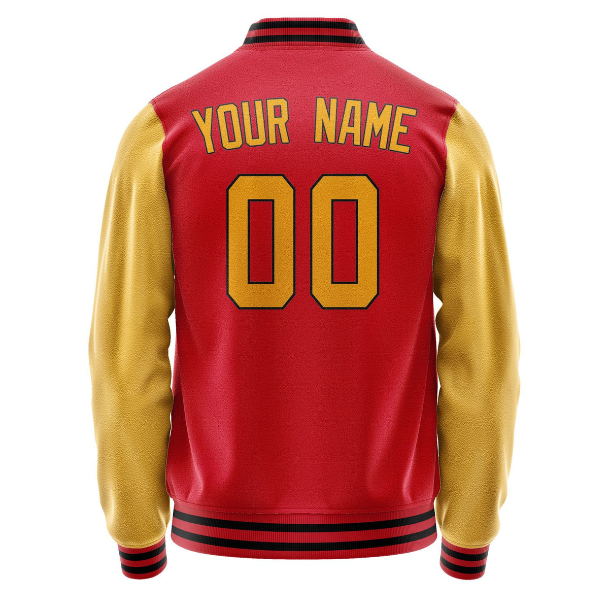 Custom Red Yellow Jacket JA1414191417B31719