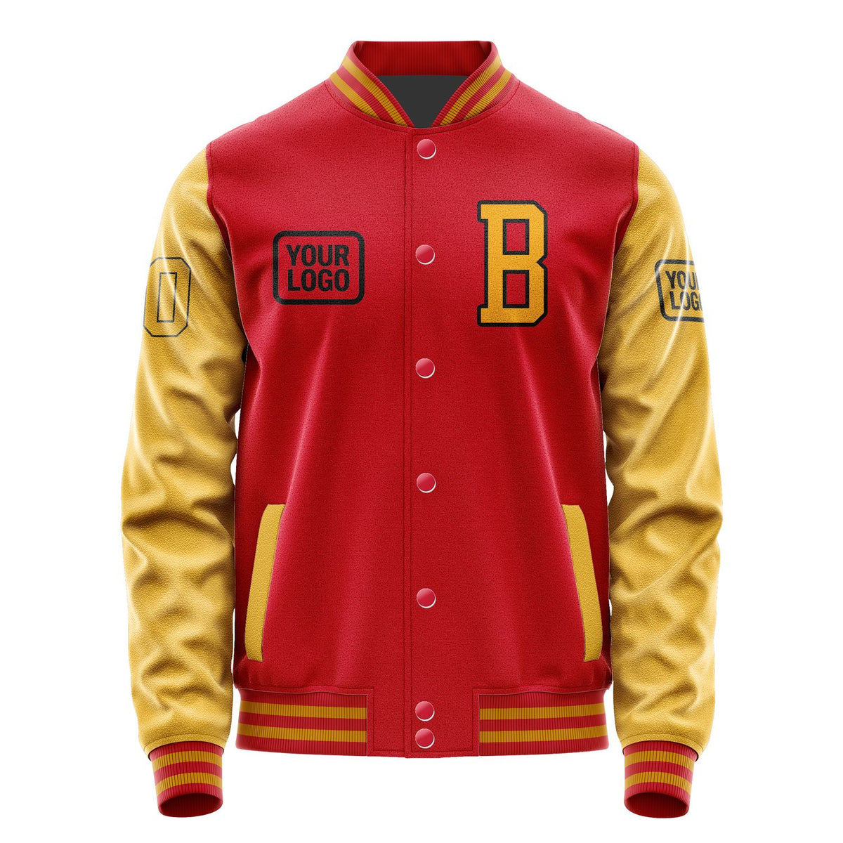 Custom Red Yellow Jacket JA141419141917191917