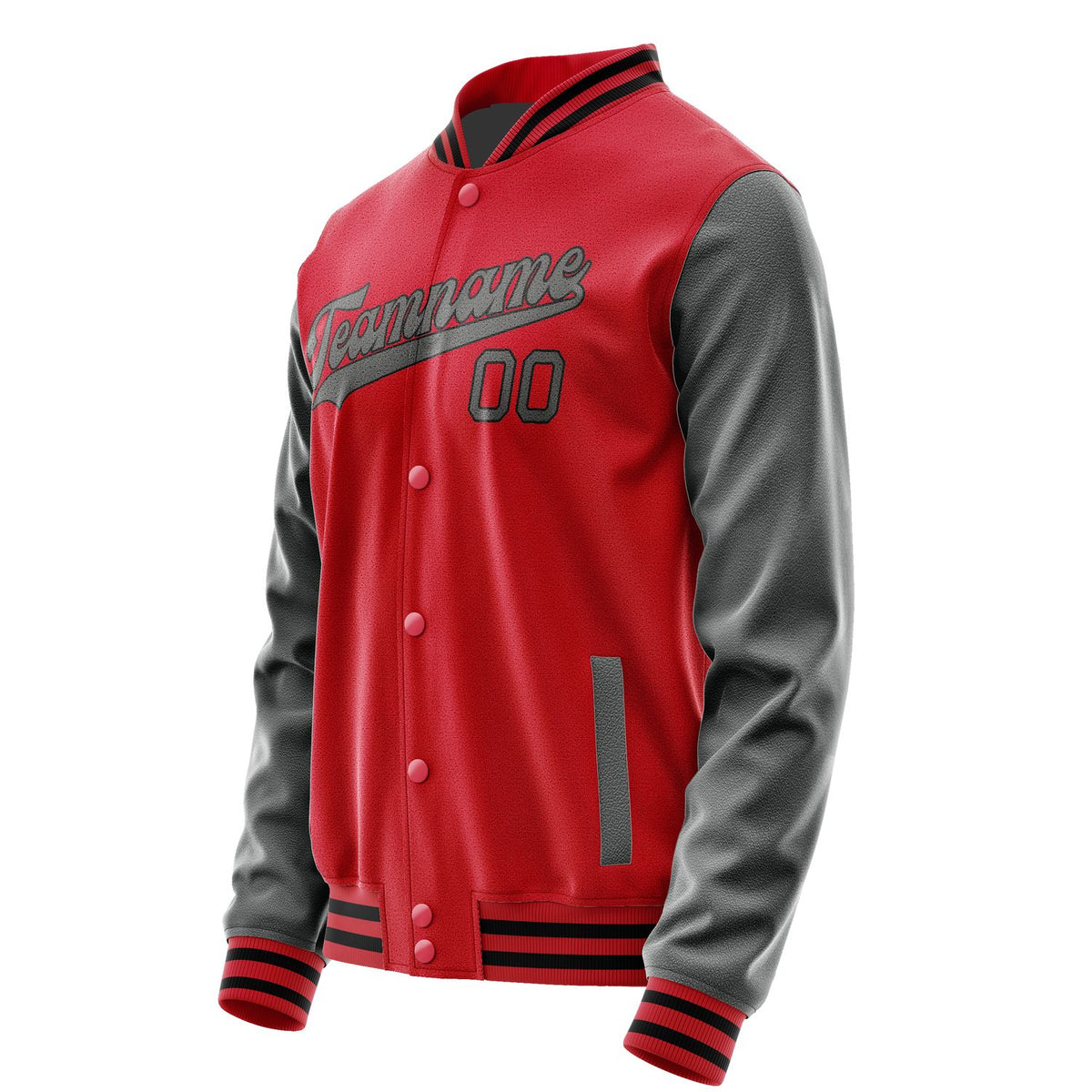 Custom Red Dark Grey Jacket JA1414201417B31720