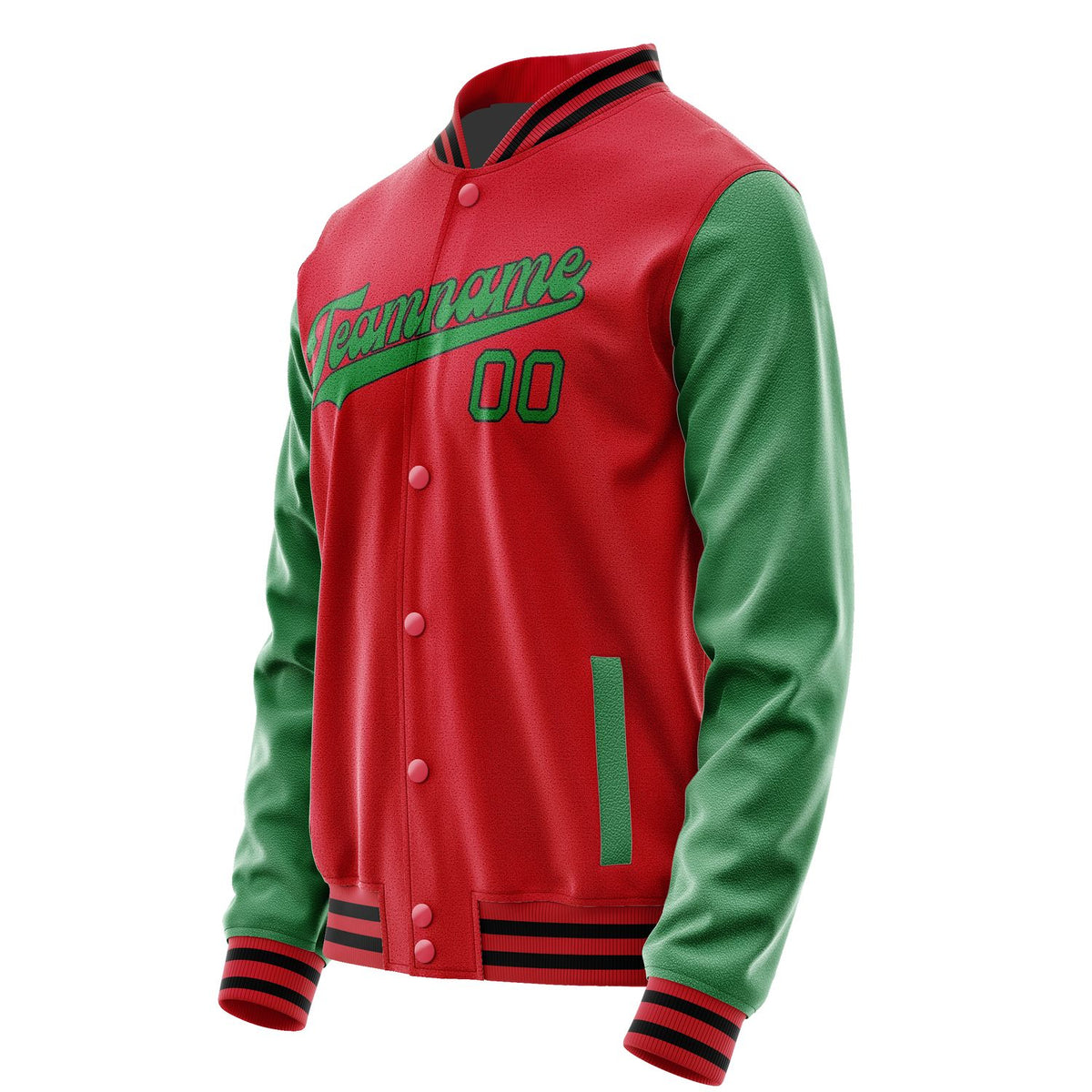 Custom Red Emerald Green Jacket JA1414241417B31724