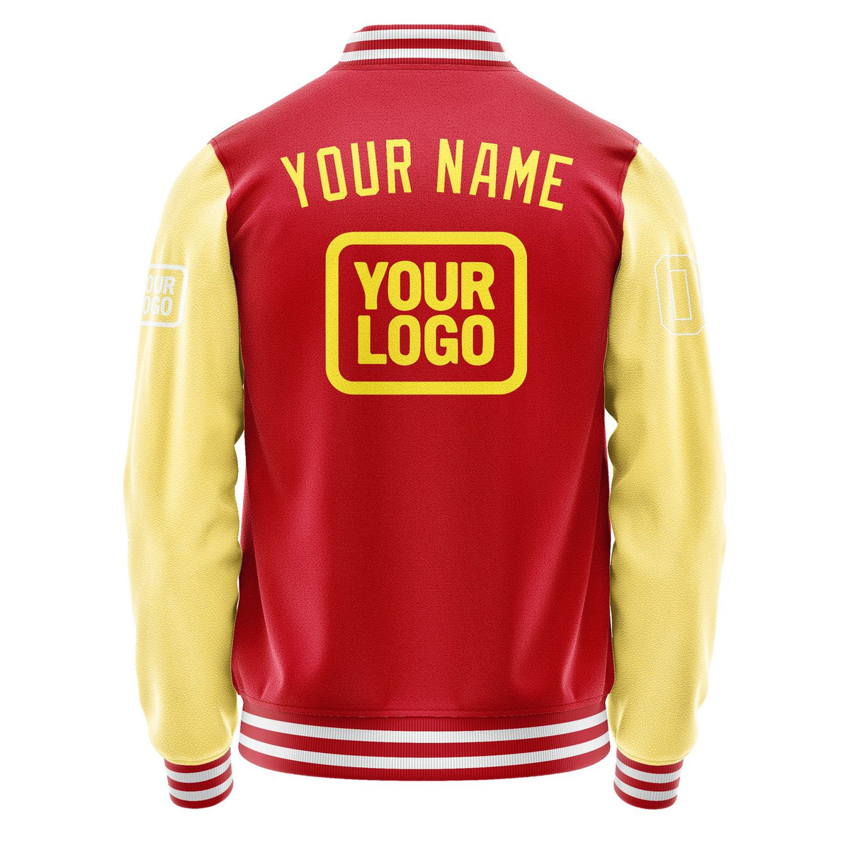 Custom Red Light Yellow Jacket JA141426141818262618