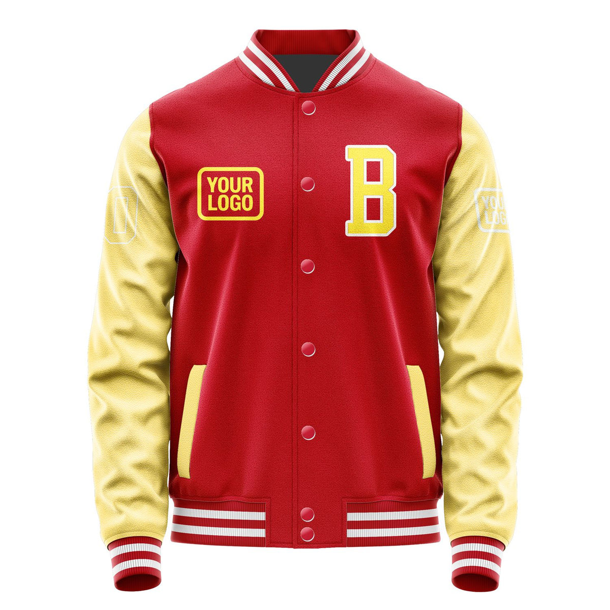 Custom Red Light Yellow Jacket JA141426141818262618