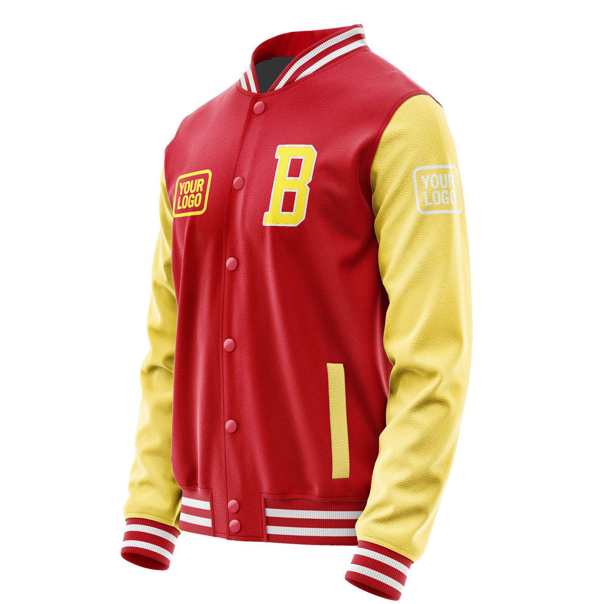 Custom Red Light Yellow Jacket JA141426141818262618