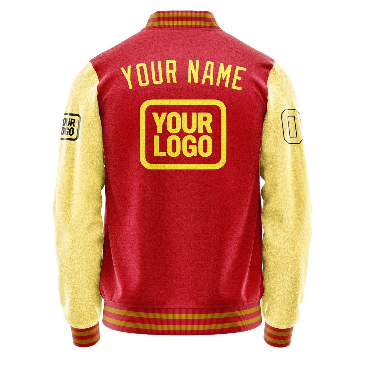 Custom Red Light Yellow Jacket JA141426141917262617