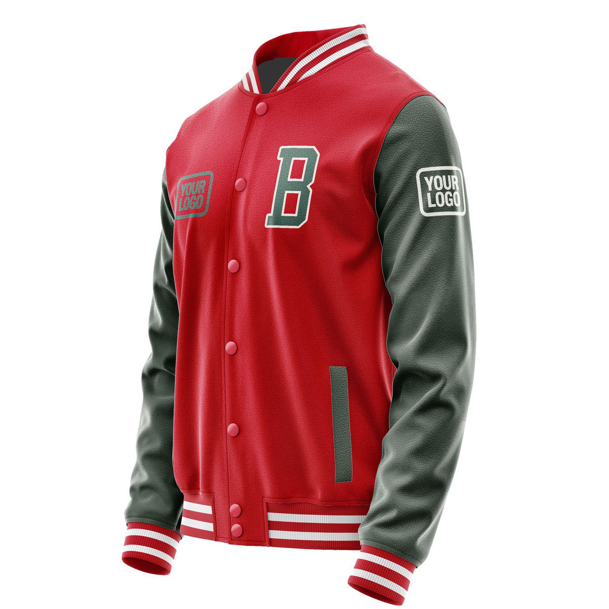 Custom Red Blue Green Jacket JA141427141818272718