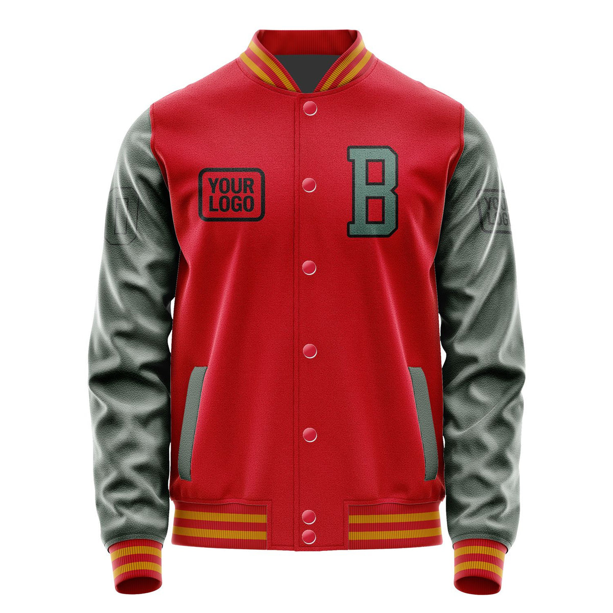 Custom Red Blue Green Jacket JA141427141917272717