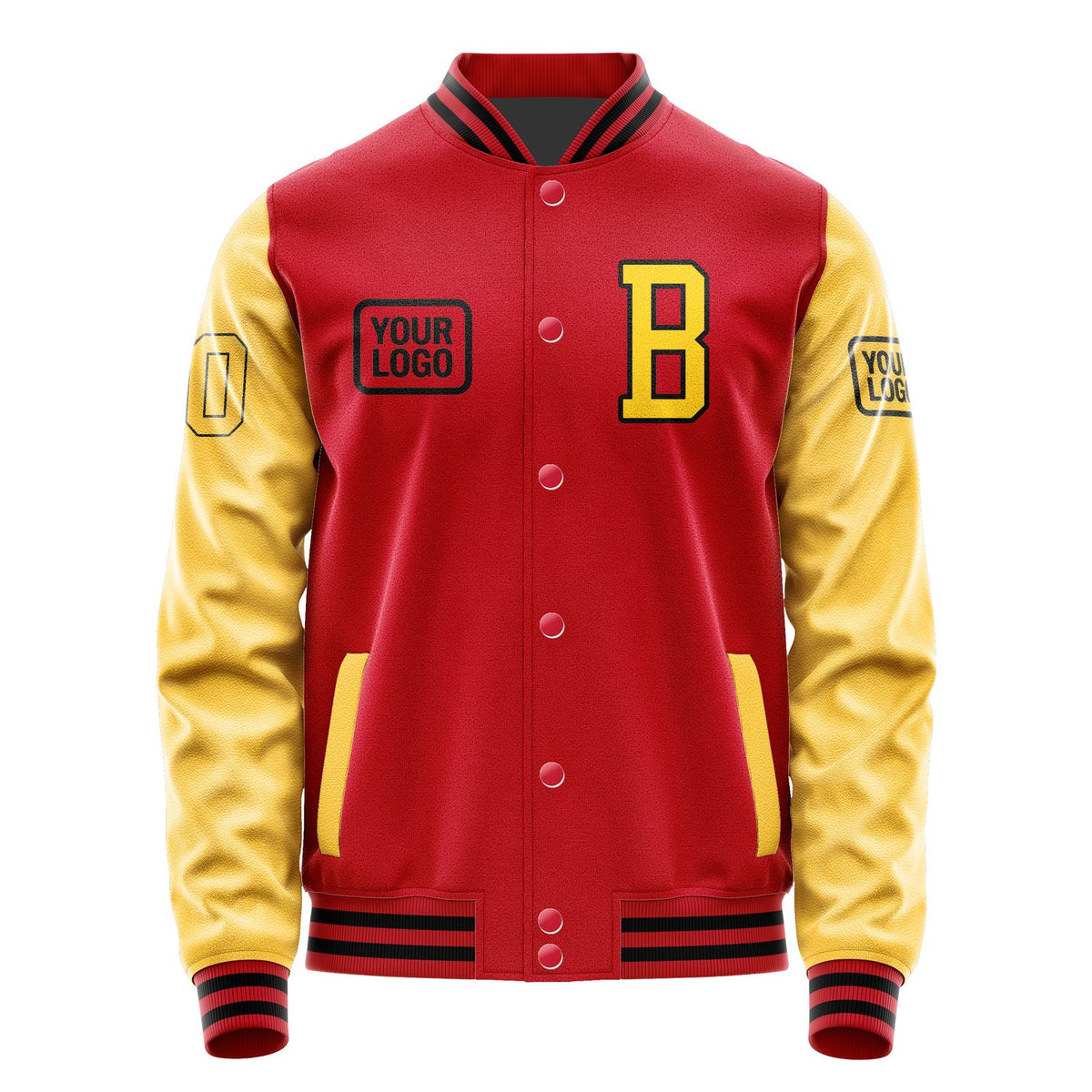 Custom Red Gold Jacket JA141430141717303017