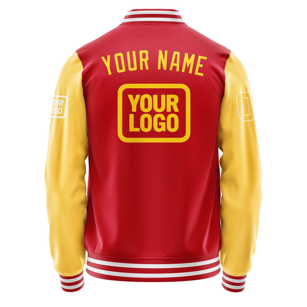 Custom Red Gold Jacket JA141430141818303018