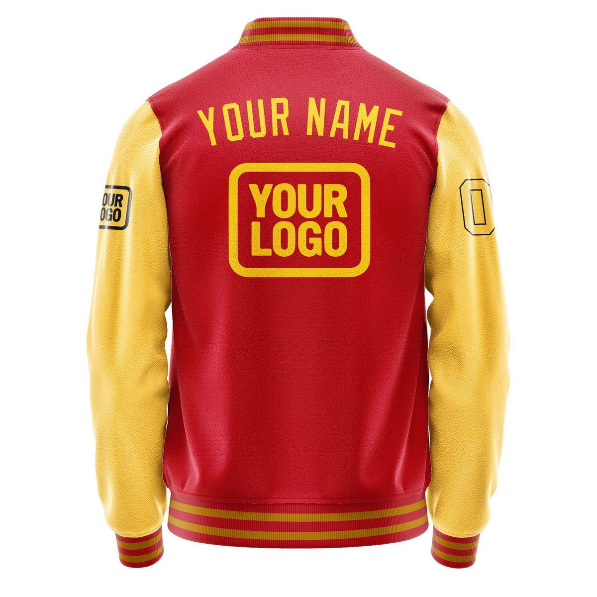 Custom Red Gold Jacket JA141430141917303017