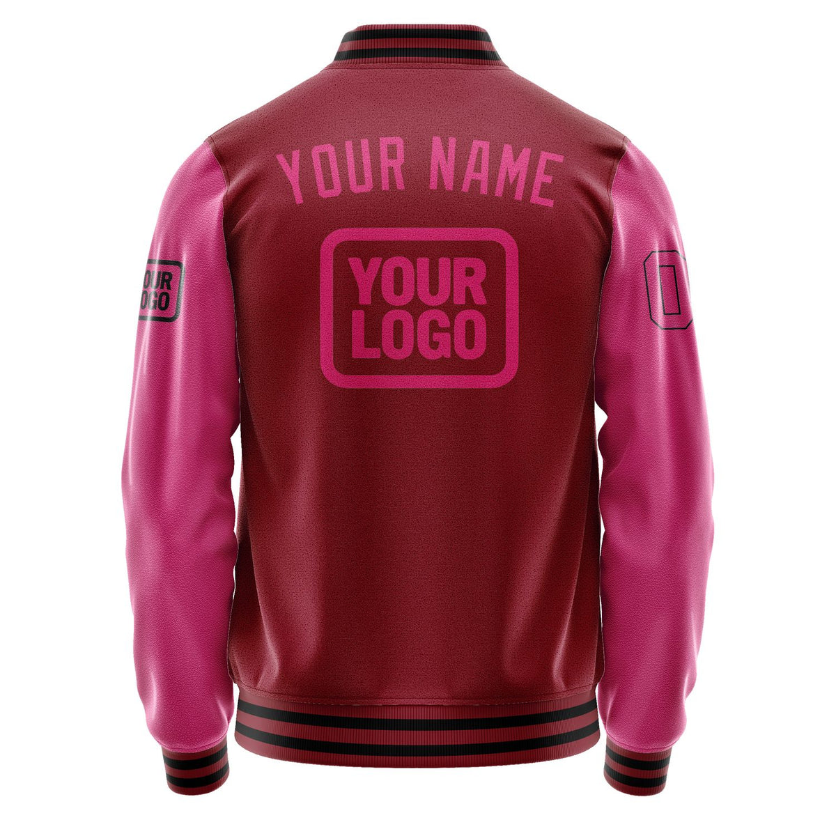 Custom Crimson Red Pink Jacket JA151513151717131317