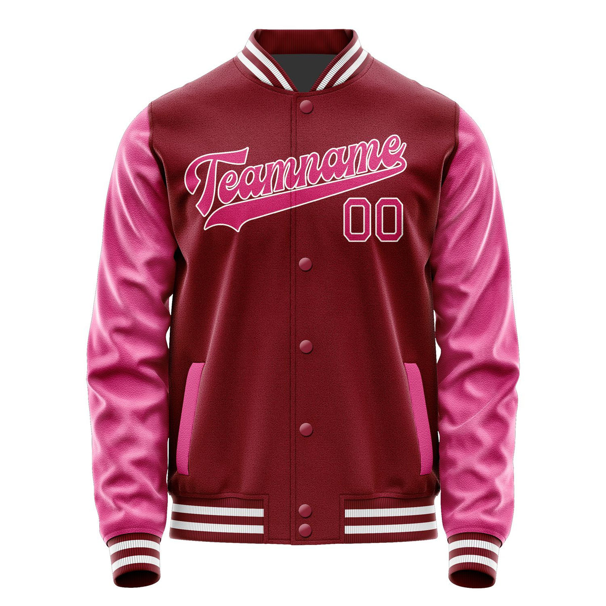 Custom Crimson Red Pink Jacket JA1515131518B31813