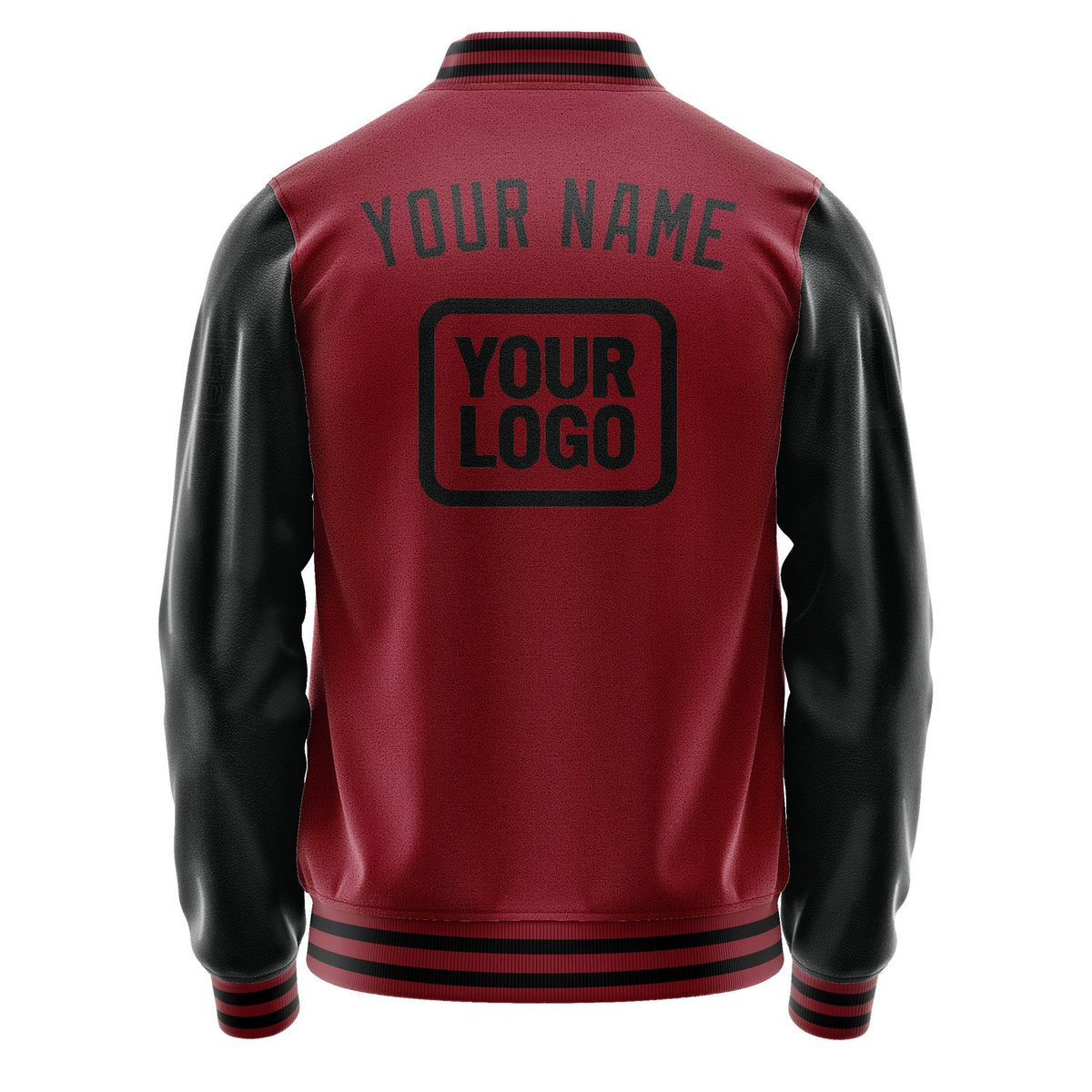 Custom Crimson Red Black Jacket JA151517151717171717