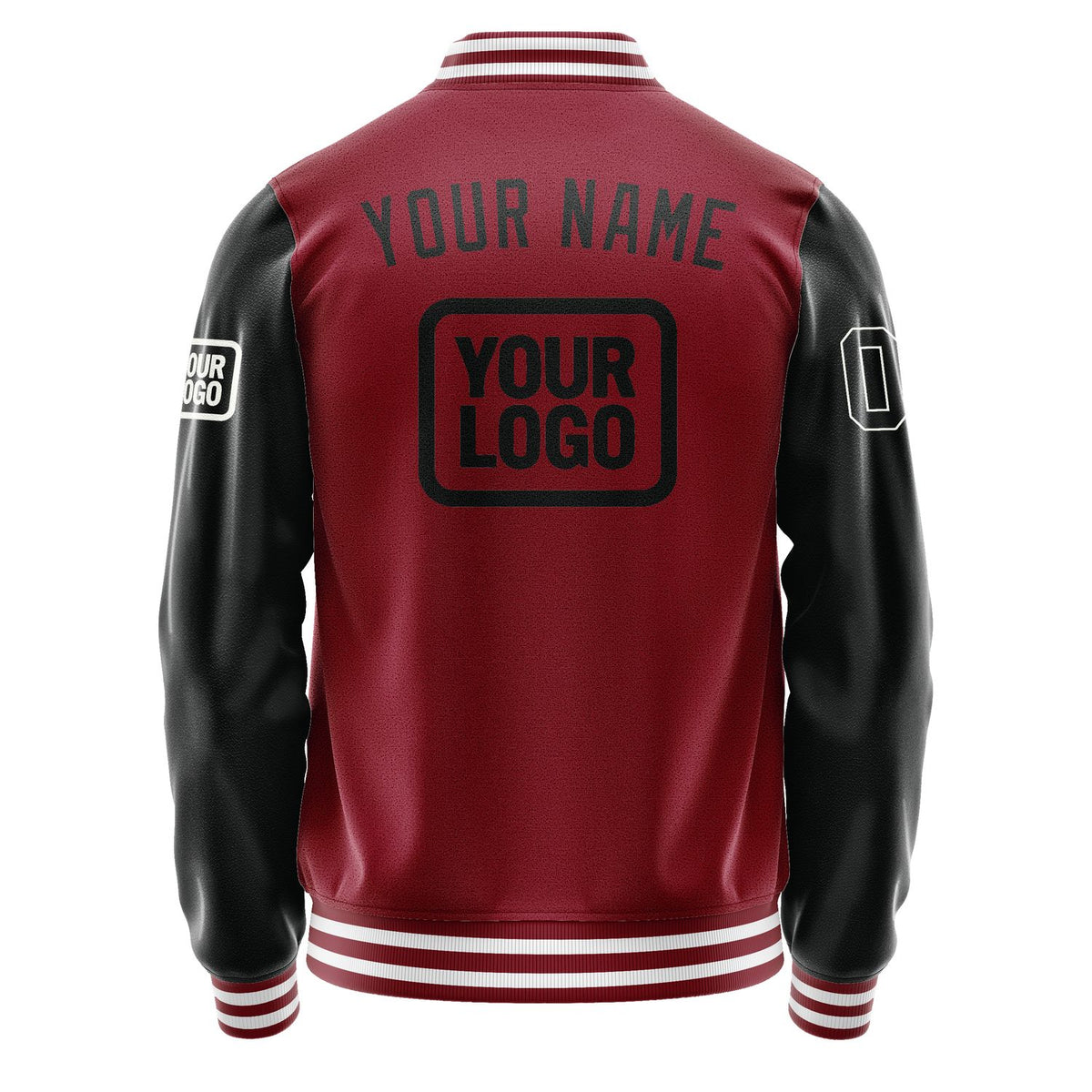 Custom Crimson Red Black Jacket JA151517151818171718