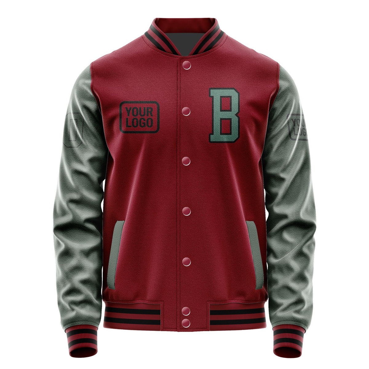 Custom Crimson Red Blue Green Jacket JA151527151717272717