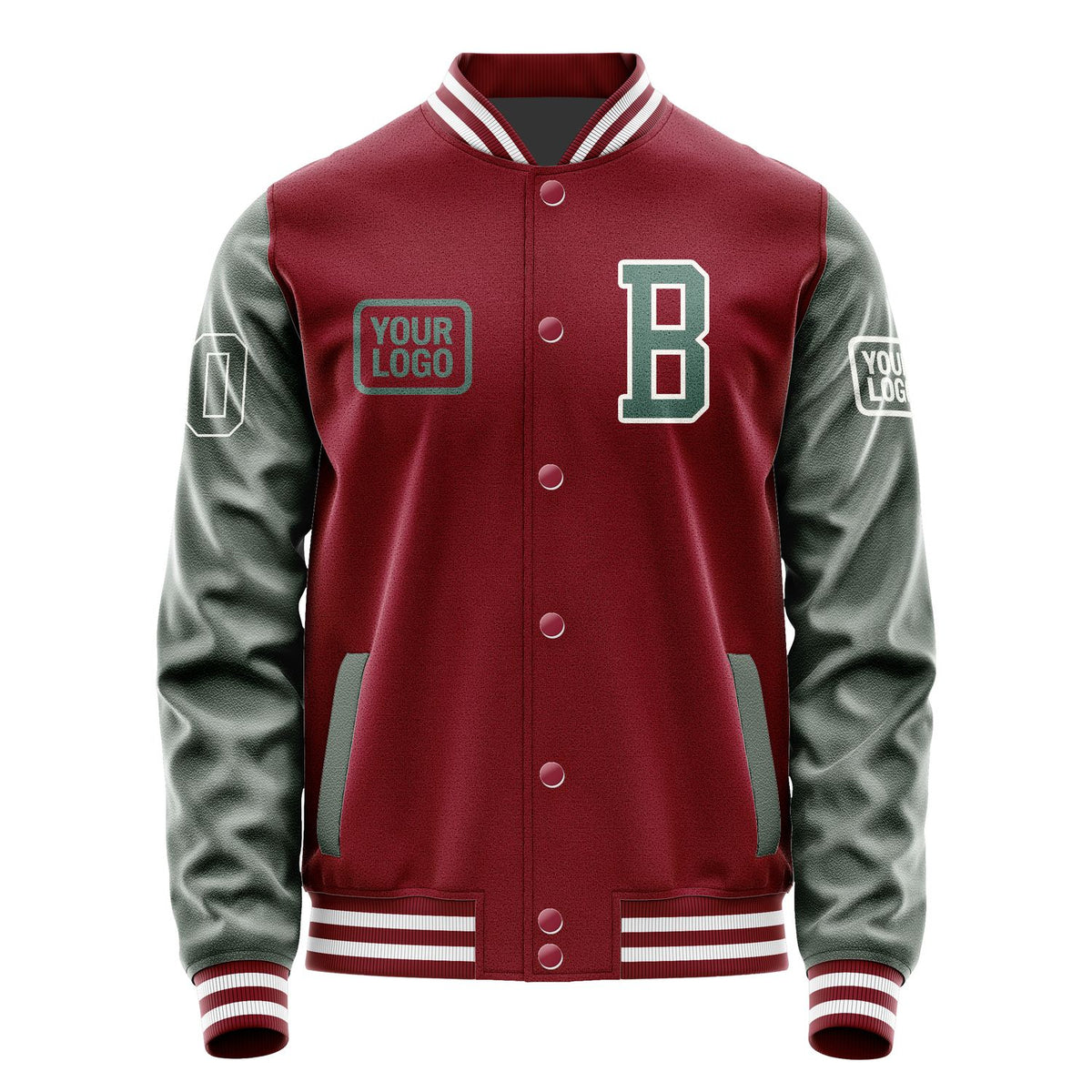 Custom Crimson Red Blue Green Jacket JA151527151818272718