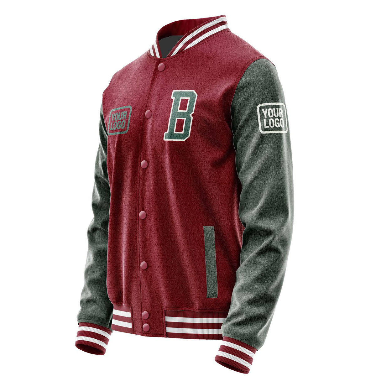 Custom Crimson Red Blue Green Jacket JA151527151818272718