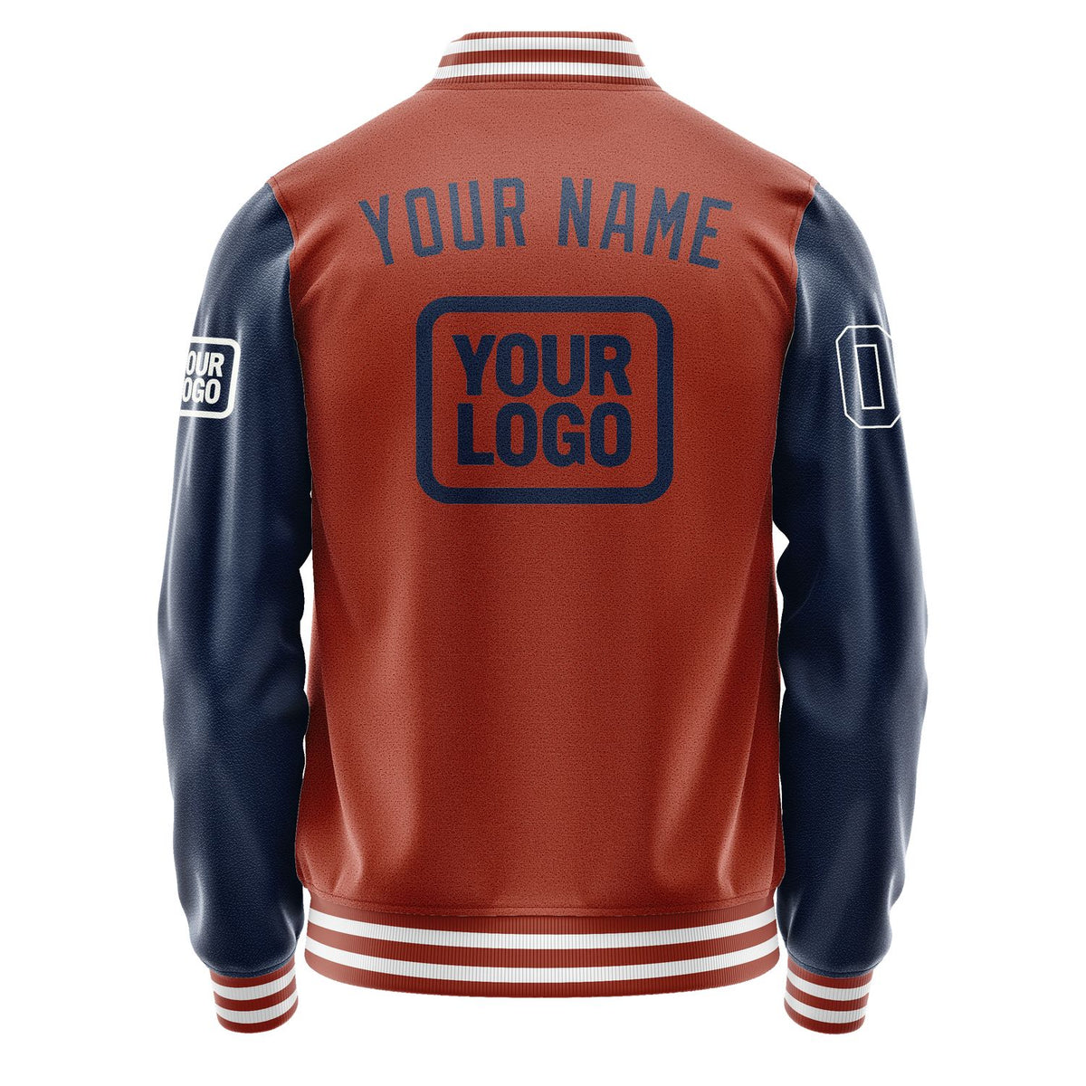 Custom Coral Red Blue Jacket JA161610161818101018