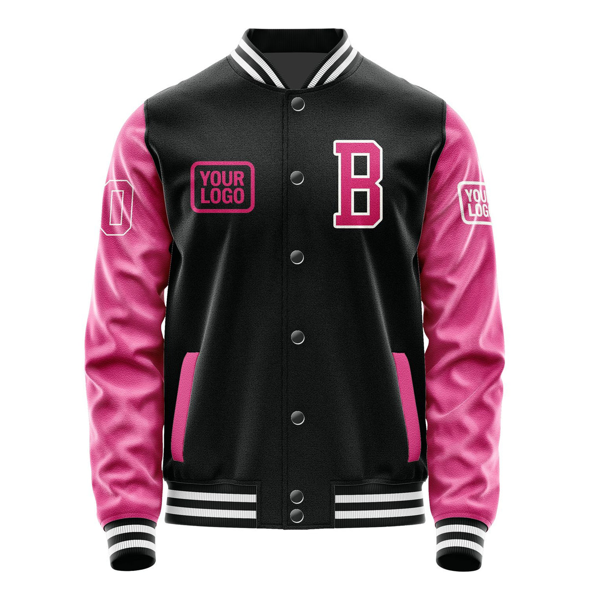 Custom Black Pink Jacket JA171713171818131318